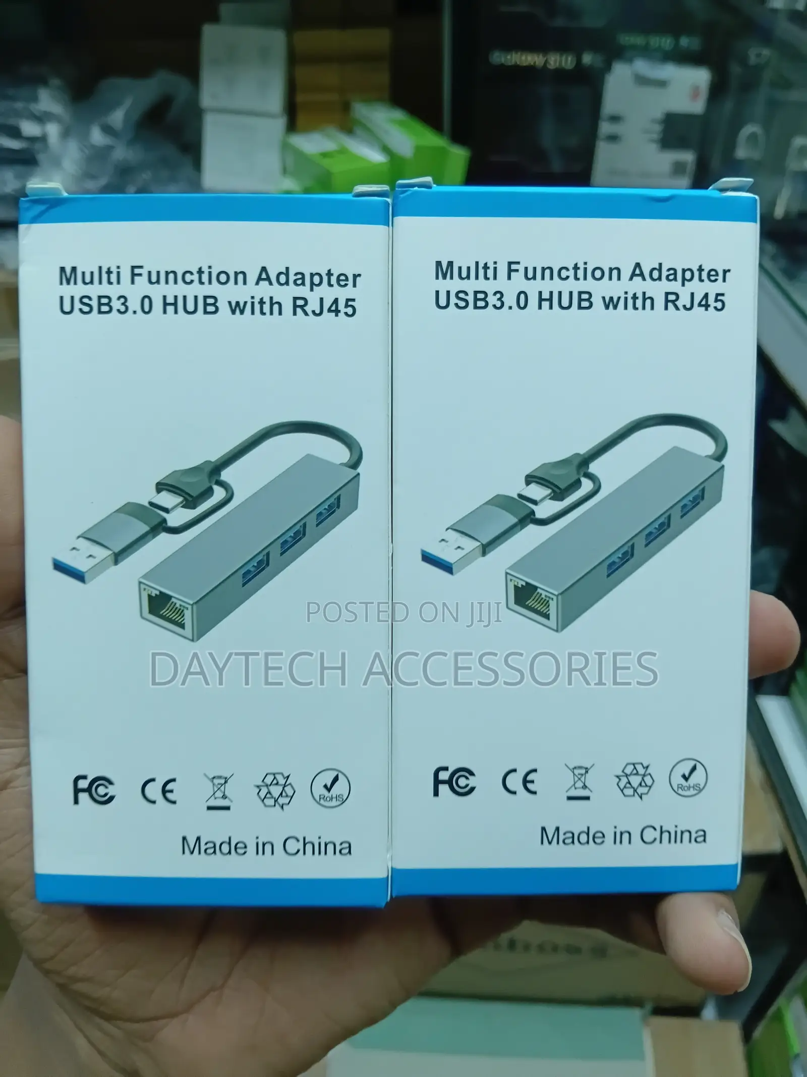 4-in-1 Usb Hub and Ethernet Adapter