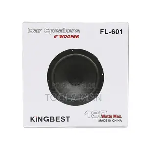 Kingbest Fl-601 6" Car Speaker 180w Max Heavy Duty Audio Woofer