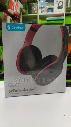 Celebrat A18 Stereo Headphones – Fm Radio Memory Card Support