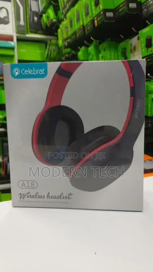Celebrat A18 Over-Ear Wireless Headphones – Powerful Bass Sound