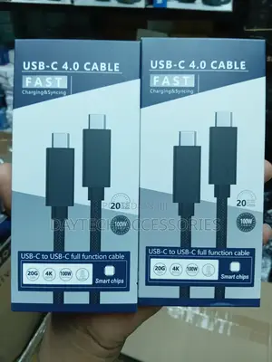 This Is A Usb-c To Usb-c Cable Capable Of 20gbps Data Transfer Speeds.
