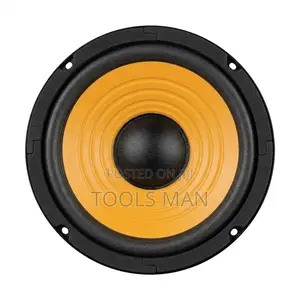 Yellow Cone 6" Car Audio Speaker Mid-Bass Performance Woofer