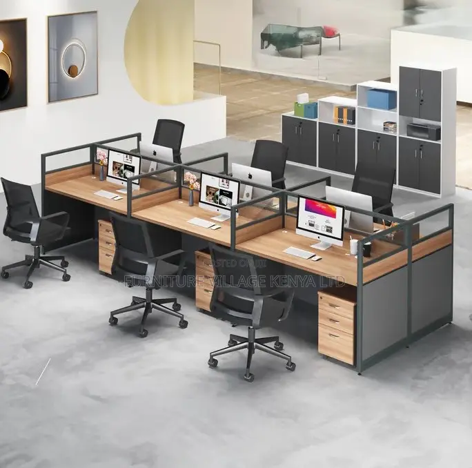 Executive 6-Way Office Workstation