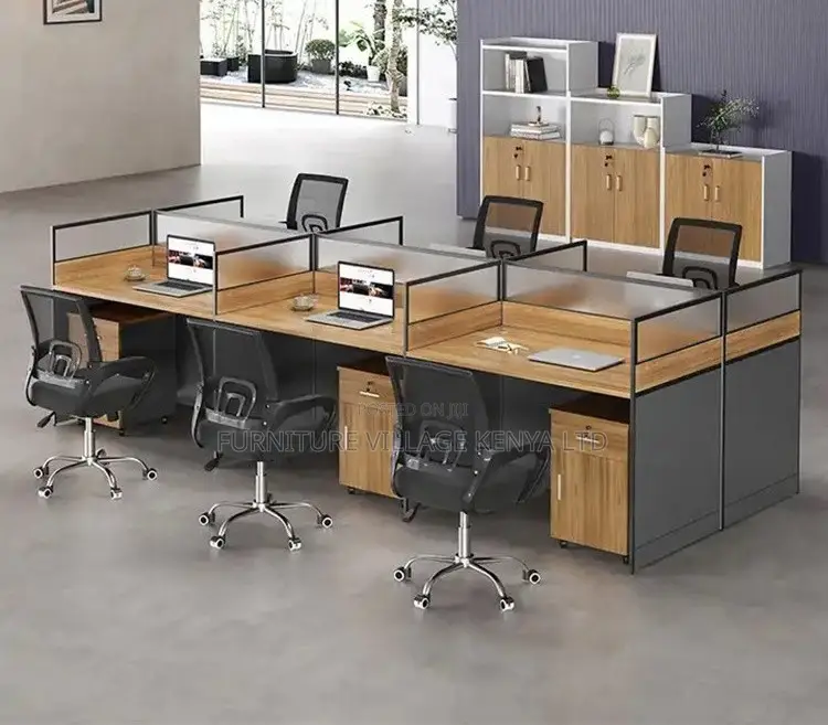 Executive 6-Way Office Workstation