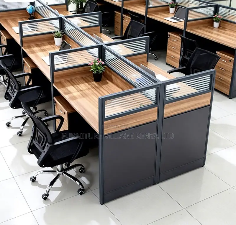Executive 6-Way Office Workstation