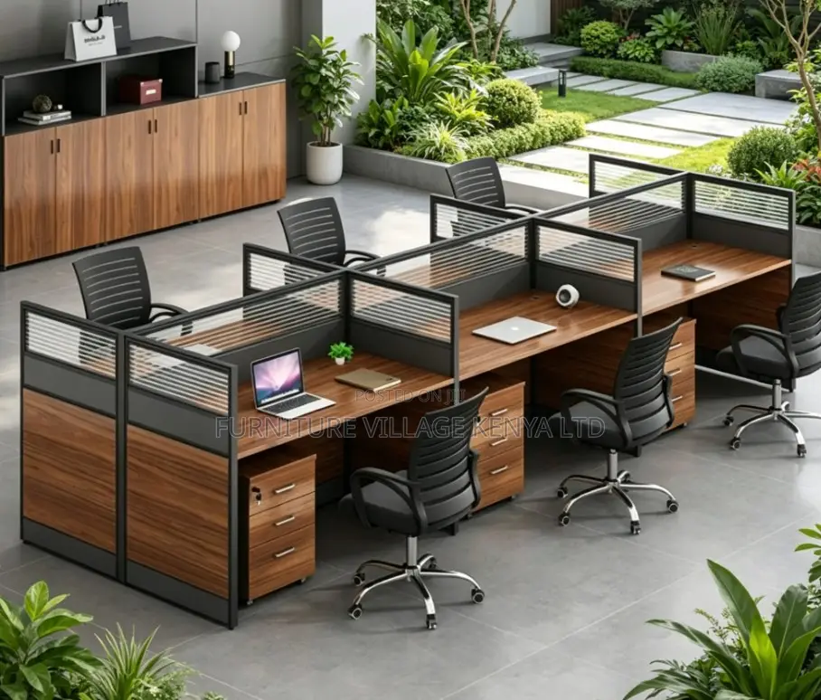 Executive 6-Way Office Workstation