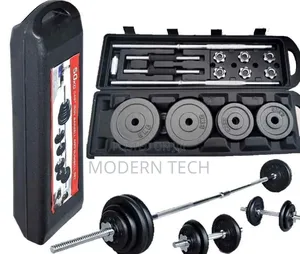 50kg York Dumbbell Barbell Set for Home Gym