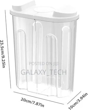 Cereal Storage Container With Airtight Lids and 2 Compartments
