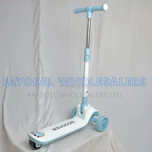 Super Baby Kids 3-Wheel Scooter With Seat – Blue
