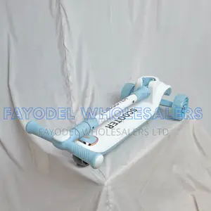 Blue Kids 3-Wheel Scooter – Adjustable Handlebar