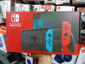 Nintendo Switch (V2) Console Neon Red Blue
