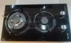 Bolesi Hob 2burner Inbuilt Gas Glass Hod