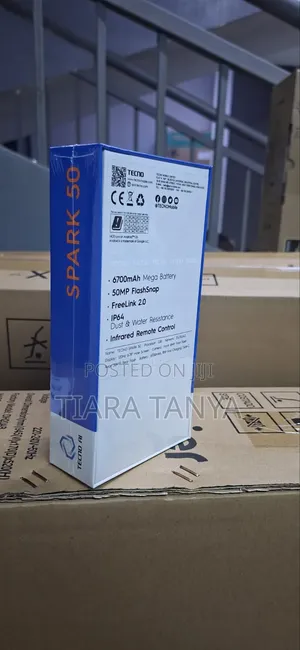 New Tecno Spark 50 128 GB Black
