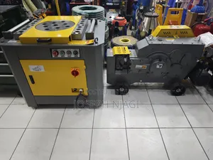 Left Machine: Rebar Bending Machine