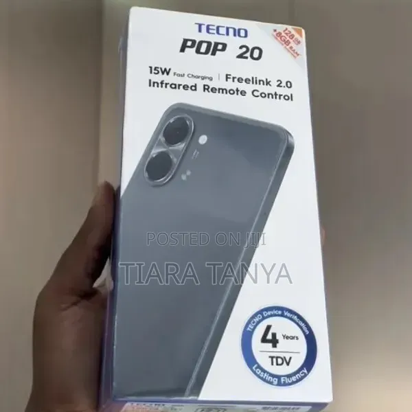 New Tecno Pop 20 64 GB Black