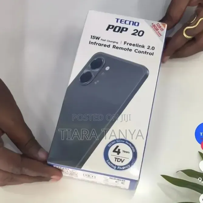 New Tecno Pop 20 64 GB Black