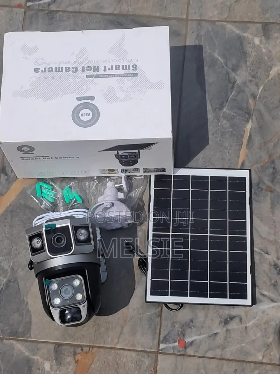 Solar Security Camera With Pan Tilt Zoom Function