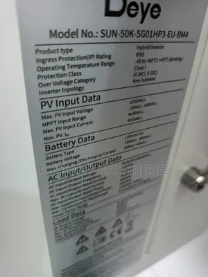 Deye 50kw Hybrid Inverter Three Phase