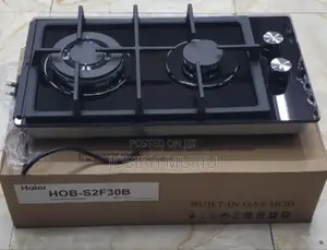 Haier Glass Inbuilt Cooker2 Burner Hob Cooker