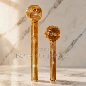 Orange Borosilicate Hand Glass Pipe Oil Burner – 4 6 Inch