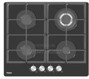 Haier 4burner Built in Cooker Black Glass Gas Hob