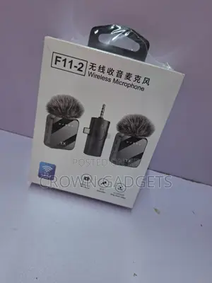 F11-2 Dual Wireless Microphone for Vlogging and Interviews