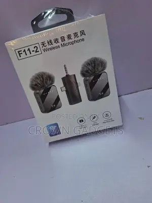 F11-2 Wireless Lavalier Mic With Dual Transmitters