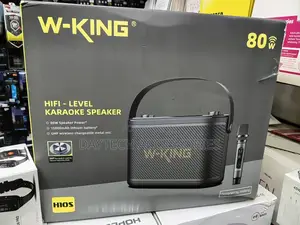 This Is a W-King H10s Hifi-Level Karaoke Speaker 80w Power Output.