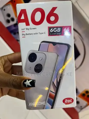 New Itel A06 64 GB Blue