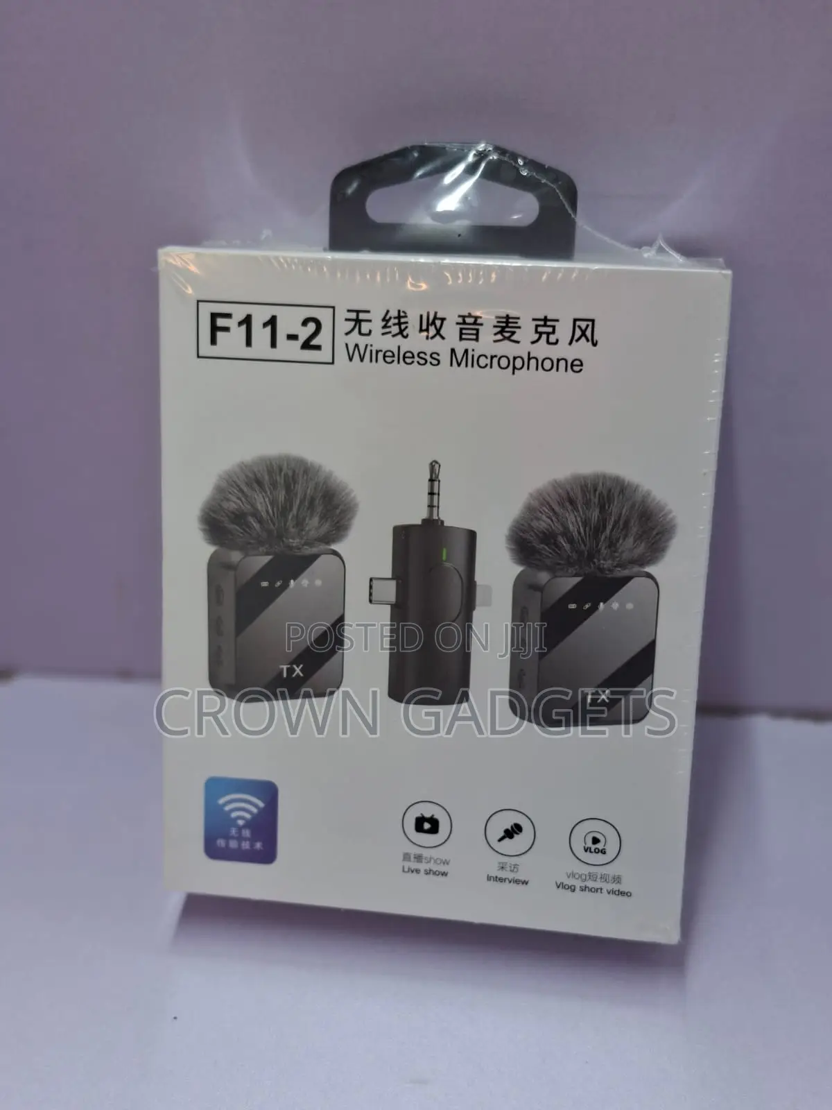 F11-2 Dual Mic System With 20m Wireless Range