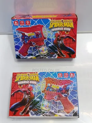 Kids Spiderman Themed Bubble Gun