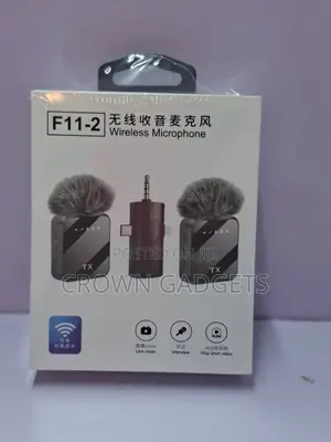 F11-2 Wireless Microphone for Tiktok Youtube and Vlogs