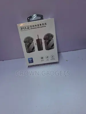 F11-2 Dual Wireless Microphone for iPhone Android Camera