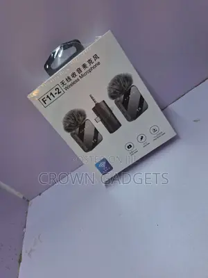 F11-2 Dual Wireless Microphone for iPhone Android Camera