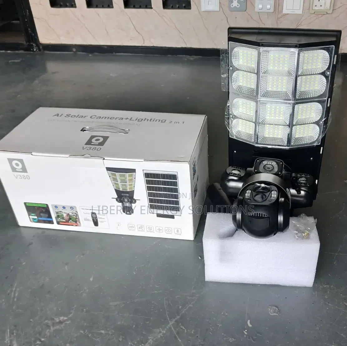 Ai Solar Camera +Lighting