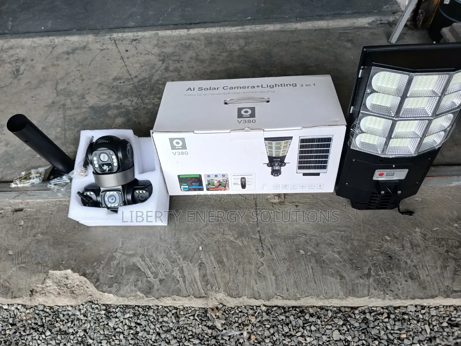 Ai Solar Camera +Lighting