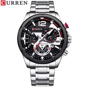 Black Face Curren Gents Chronograph Watch
