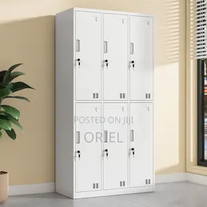 Office Cabinet : 6-Locker Office Cabinet