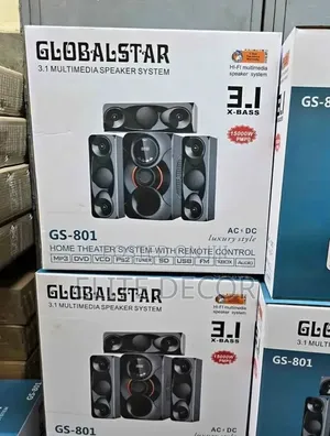 Globalstar 3.1ch Home Theater System – Bluetooth Multimedia Woofer