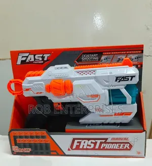 Fast Pioneer Manuel Nerf Gun With 12pcs Rubber Darts