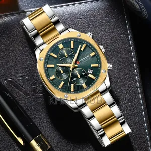 Curren Chronograph Stainless Steel Gents Watch 8490