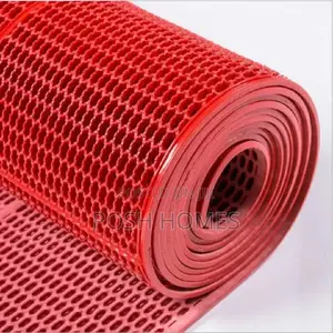 Red Honeycomb PVC Anti Slip Mats