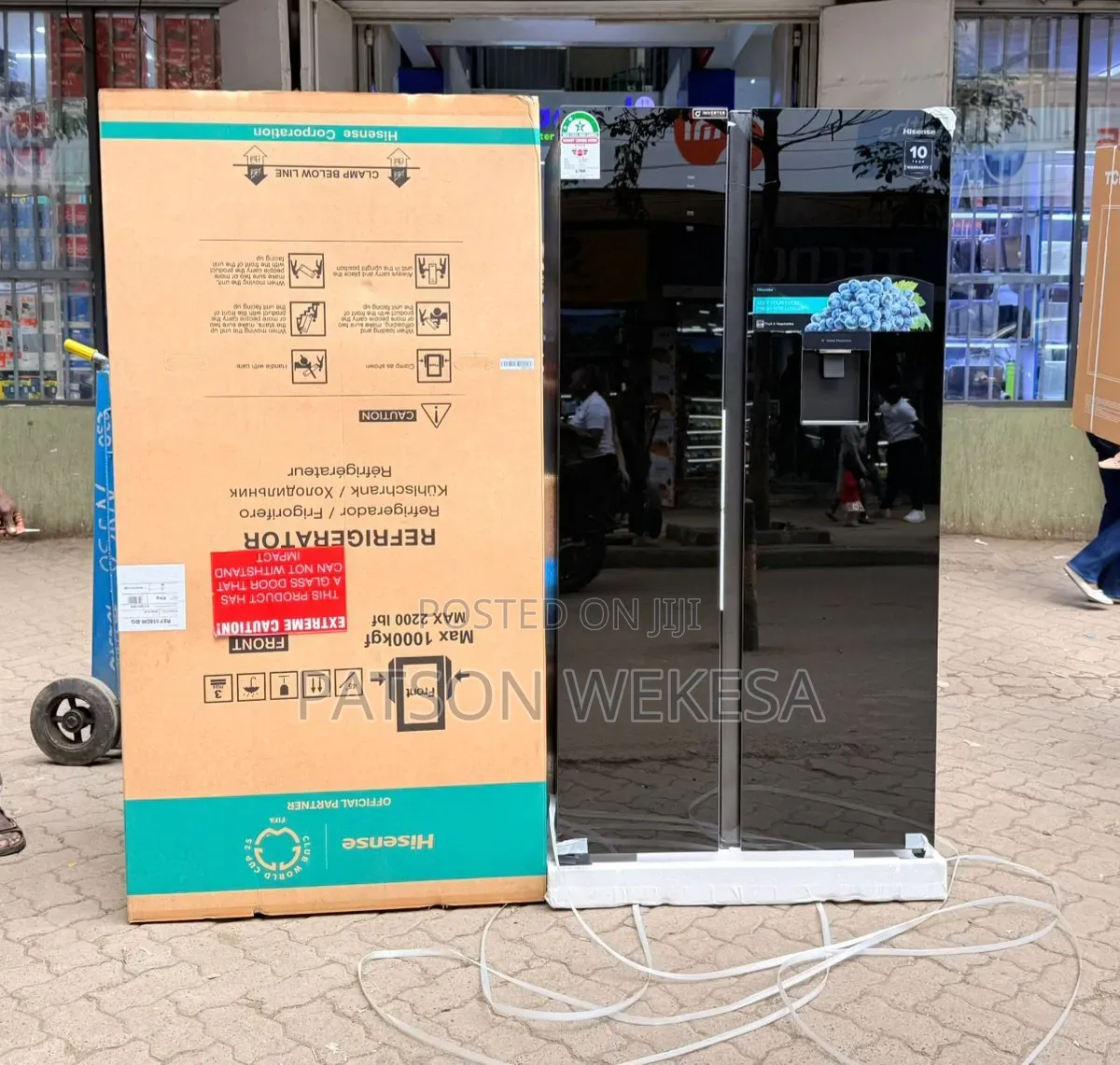 Hisense 541l Side by Side No Frost Fridge -Ref558dr