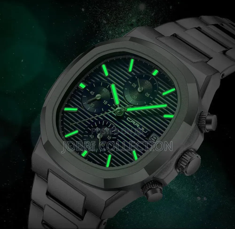 Crrju Luminous Gents Chronograph Watch