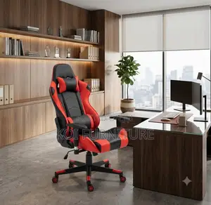Office Chairs; Adjustable Fabric-Leather Gaming Chair