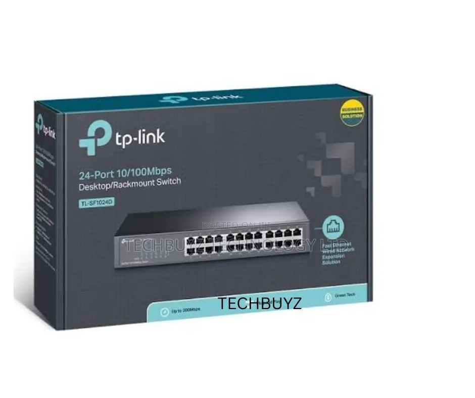 Tp Link 24-Port 100mbps Desktop Switch-Tl-Sf1024d