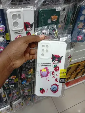 Samsung Galaxy A12 White Finish With 3d Sanrio "Kuromi" Cover