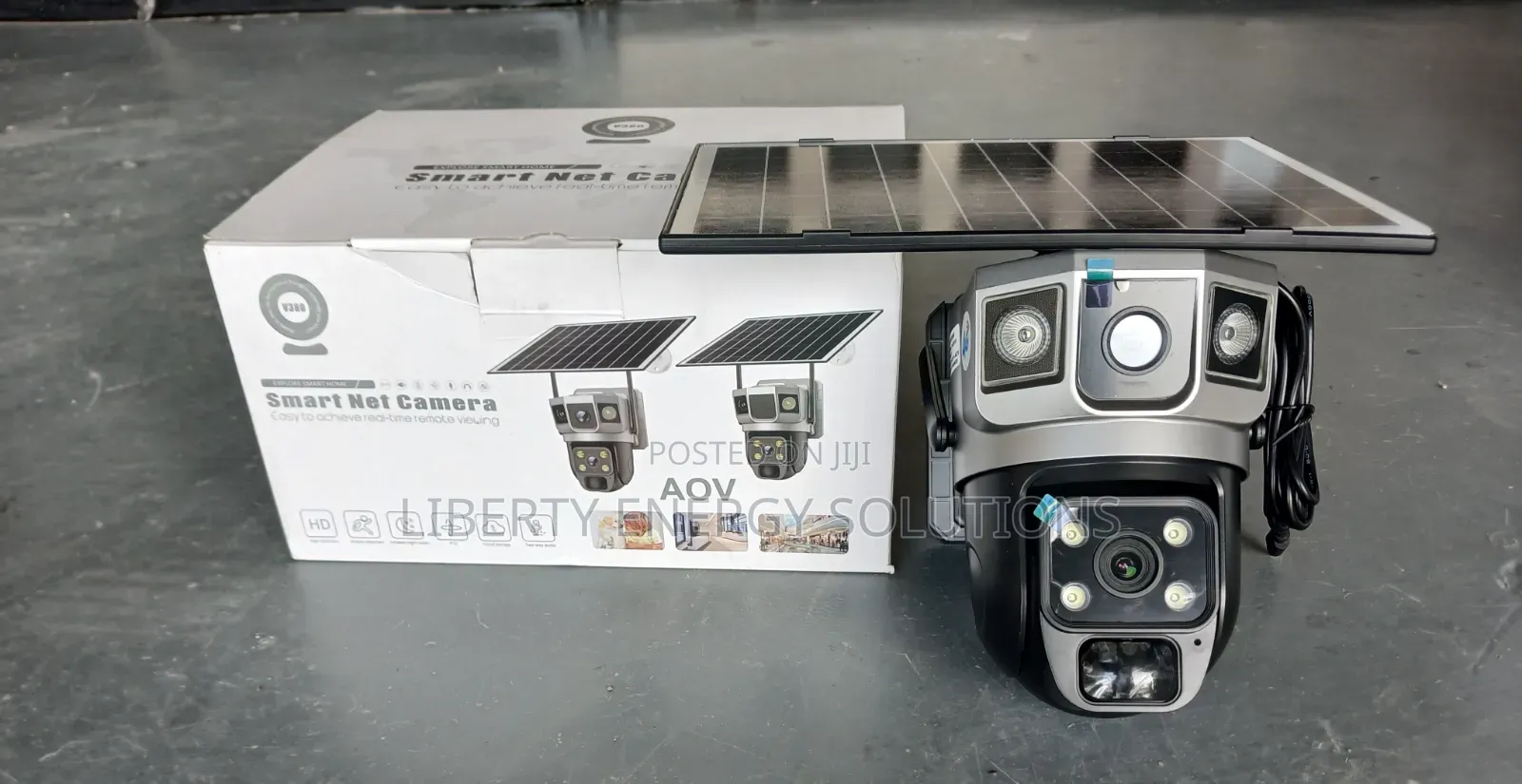 Double Lens PTZ Solar Camera