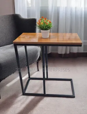Sasha Wooden Side Laptop Table – Compact Elegance for Modern Living