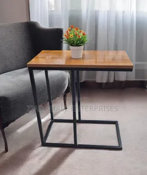Sasha Contemporary Wooden Side Table for Laptops and Everyday Use